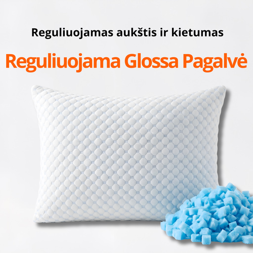 Reguliuojama Glossa Pagalvė