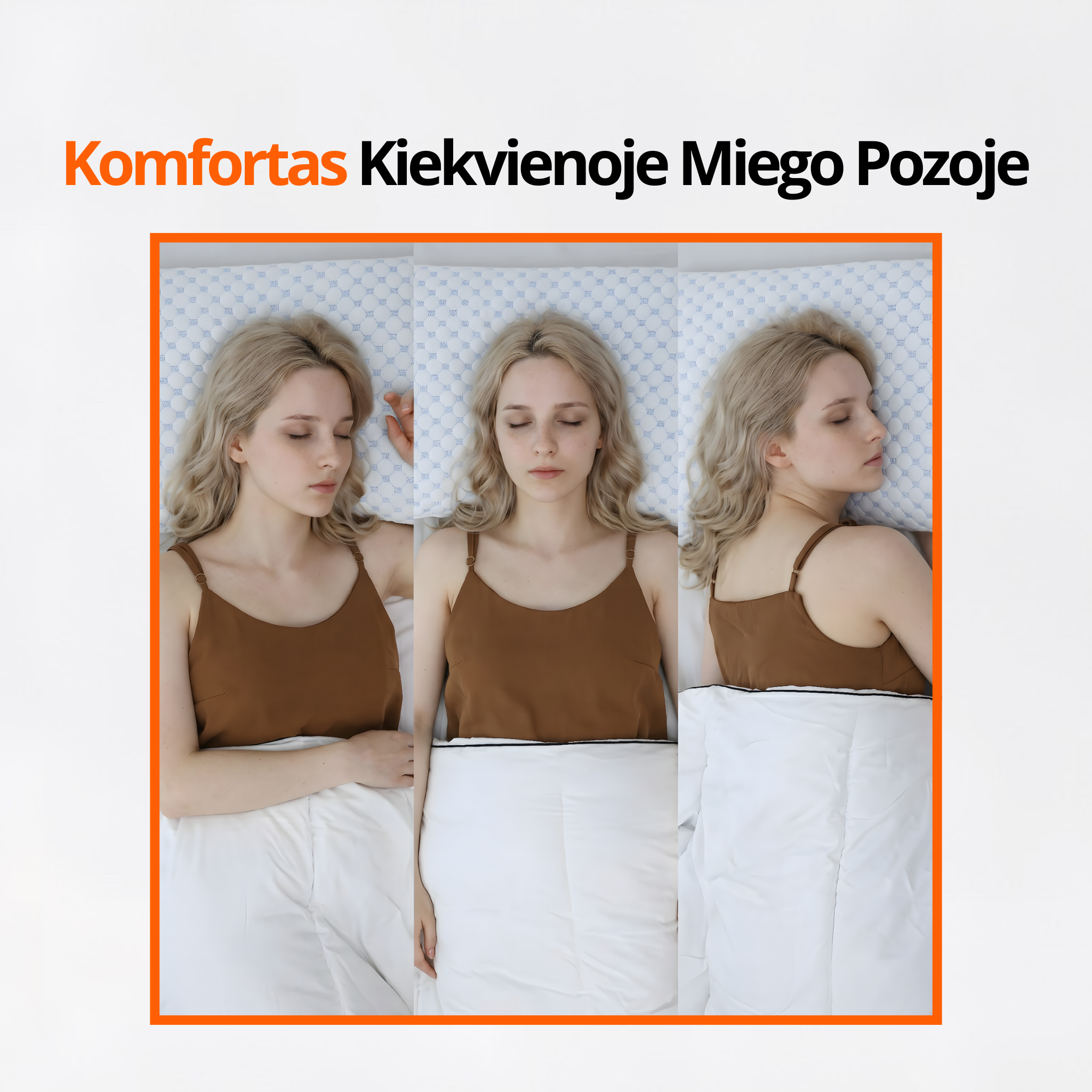 Reguliuojama Glossa Pagalvė